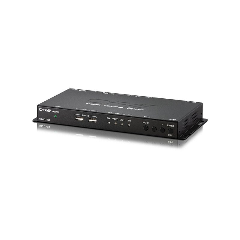 SDV-C2-RX – SDVoE Full 4K 10G AV over IP HDMI Receiver with USB